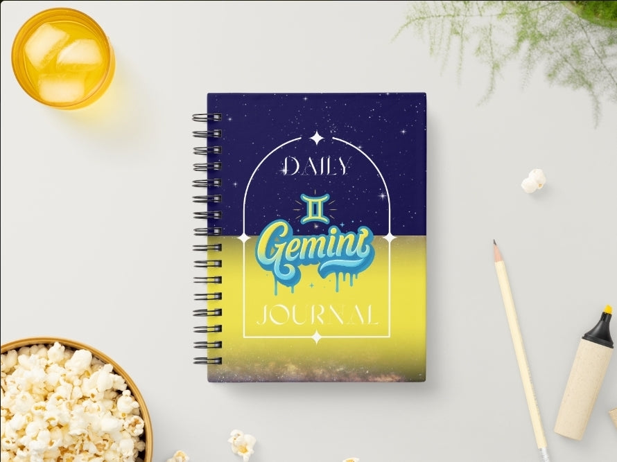 Gemini Daily Journal | Zodiac Sign | Undated Calendar