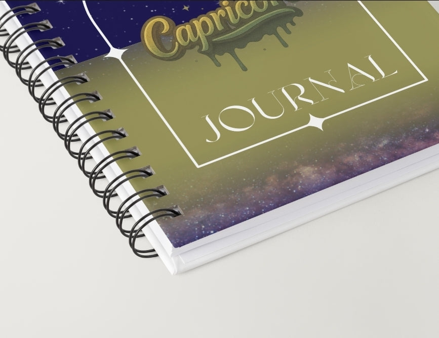 Capricorn Daily Journal | Zodiac Sign | Undated Calendar
