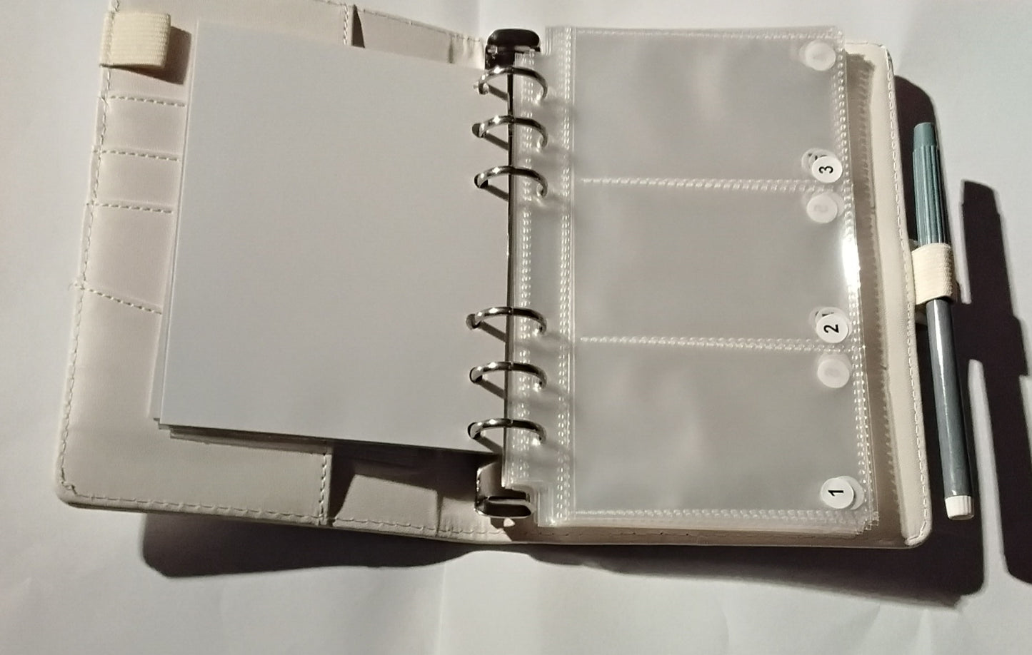 100-DAY ENVELOPE Savings Challenge Binder | Savings Binder | White Binder