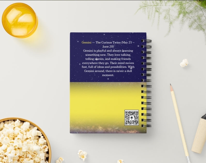 Gemini Daily Journal | Zodiac Sign | Undated Calendar