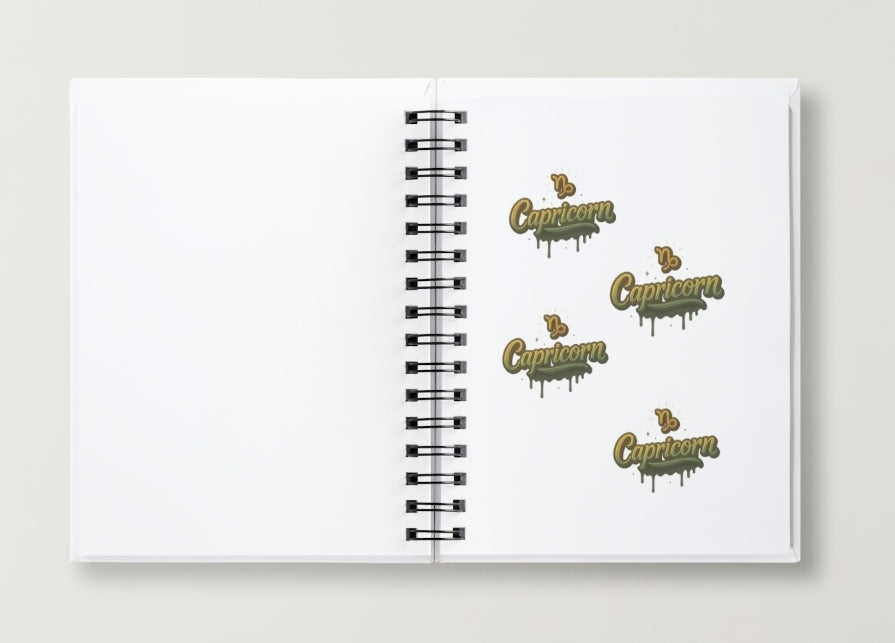 Capricorn Daily Journal | Zodiac Sign | Undated Calendar