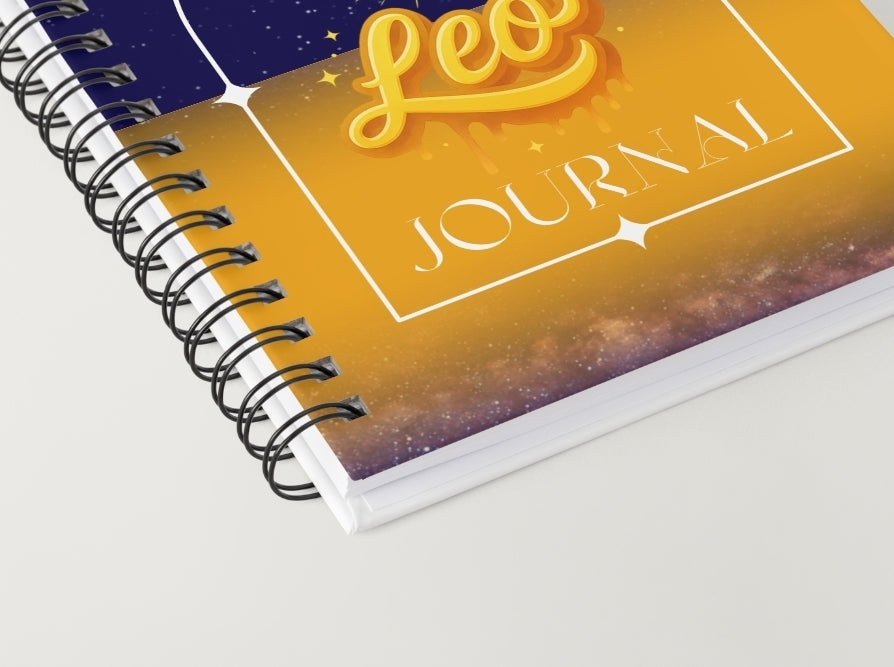 Leo Daily Journal | Zodiac Sign | Undated Calendar